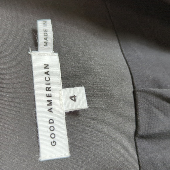 GOOD AMERICAN The Scuba Blazer 2.0 Womens XL Black Coat Blazer - Picture 6 of 14